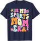 Sports Mom Era Sports Mom Life Kat In My Sports Mom Era Sports Mom Life Sports Lover Trendy T-Shirt - T-Shirt | Navy