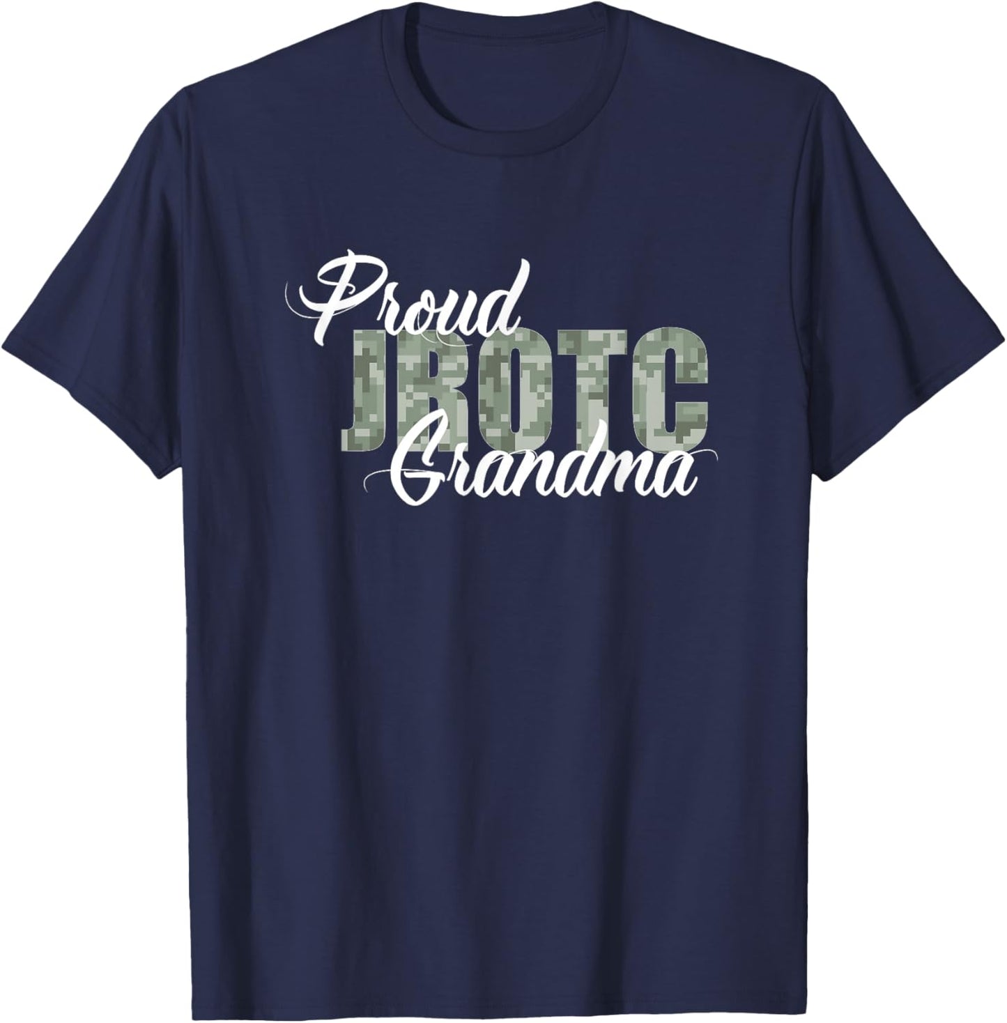 Proud JROTC Grandma T-Shirt - T-Shirt | Navy