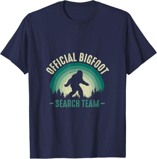 Official Bigfoot Search Team T-Shirt - T-Shirt | Navy