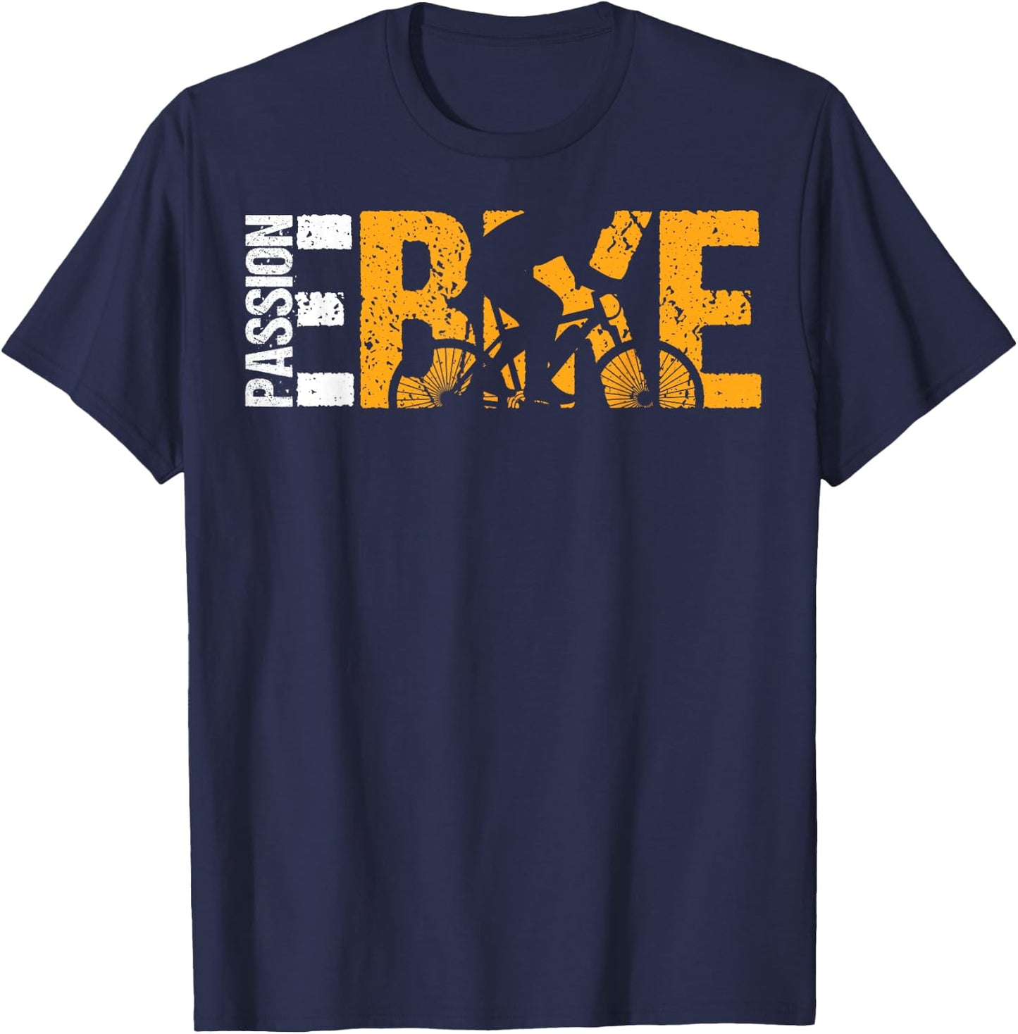 E-Bike Electric Bicycle Pedelec Gift T-Shirt - T-Shirt | Navy