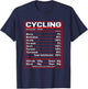Bicycle Riders Bike Designs Funny Cycling Mountain Bike MTB -Adults , Black, Small, Short Sleeve, Classic Fit T-Shirt - T-Shirt | Navy