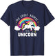 My Spirit Animal Is A Unicorn - Cute Unicorn Gift T-Shirt - T-Shirt | Navy