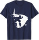 Watchmen Rorschach Mask and Symbol T-Shirt - T-Shirt | Navy