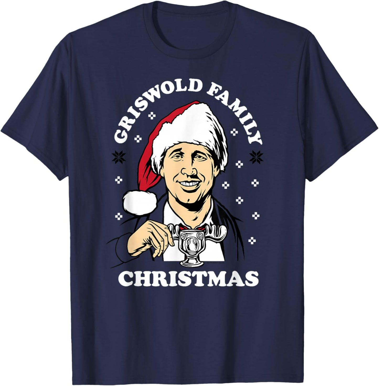 National Lampoon's Christmas Vacation - Moose T-Shirt - T-Shirt | Navy