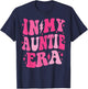 In My Auntie Era Shirt Women Aunt Era Mother's Day T-Shirt - T-Shirt | Navy