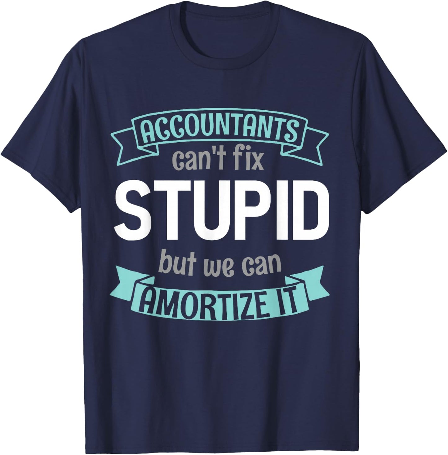 Abacaus Accountant Accounting Accountant T-Shirt - T-Shirt | Navy