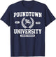 Gym Humor Poundtown University Honor Roll T-Shirt - T-Shirt | Navy
