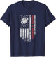 Touchdown to Recovery American Football Player Get Well Soon T-Shirt - T-Shirt | Navy