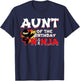 Birthday Ninja Kids Party Gifts and Apparel Ninja Birthday Party Aunt of the Birthday Ninja T Shirt Black Small T-Shirt - T-Shirt | Navy