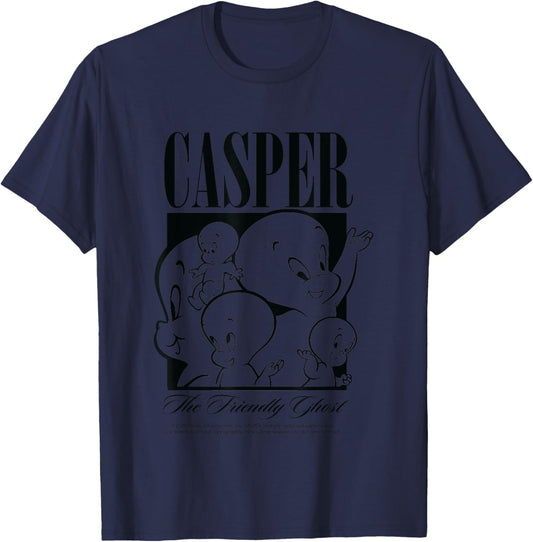 The Friendly Ghost Movie Classic by Casper T-Shirt - T-Shirt | Navy