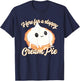 Funny Thanksgiving Cream Pie Here for the Sloppy CreamPie T-Shirt - T-Shirt | Navy