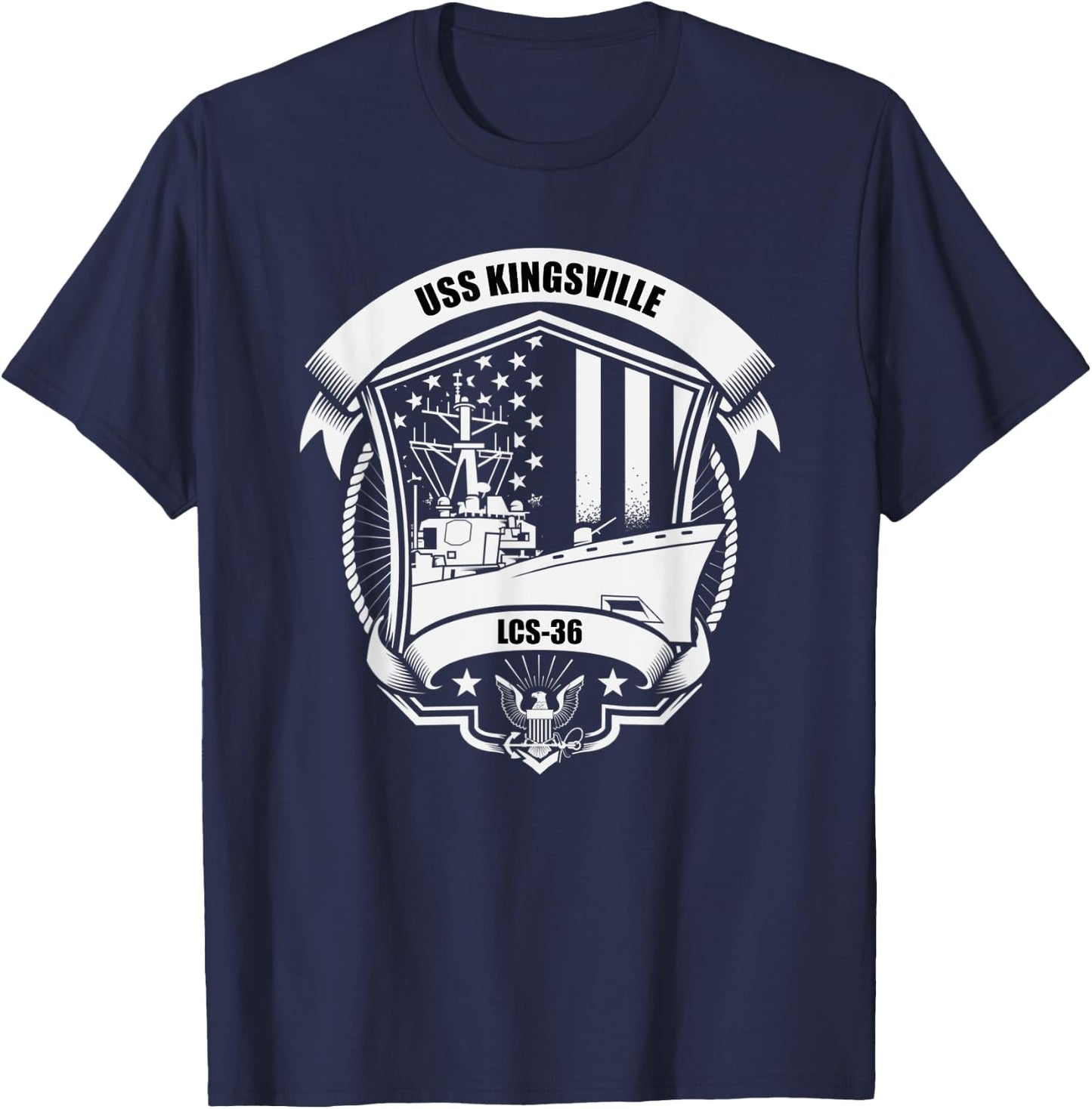 USS Kingsville LCS-36 T-Shirt - T-Shirt | Navy
