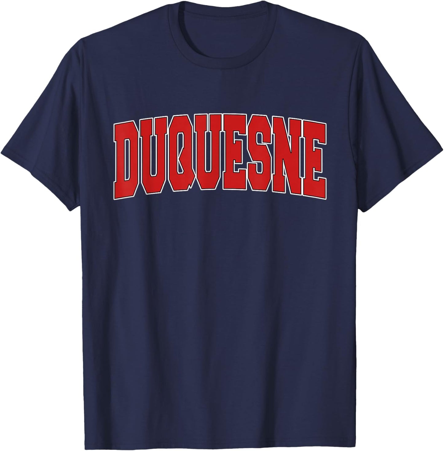 DUQUESNE PA PENNSYLVANIA Varsity Style USA Vintage Sports T-Shirt - T-Shirt | Navy