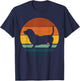Bassador Vintage Retro Mom Dad Dog Women Girls Kids T-Shirt - T-Shirt | Navy