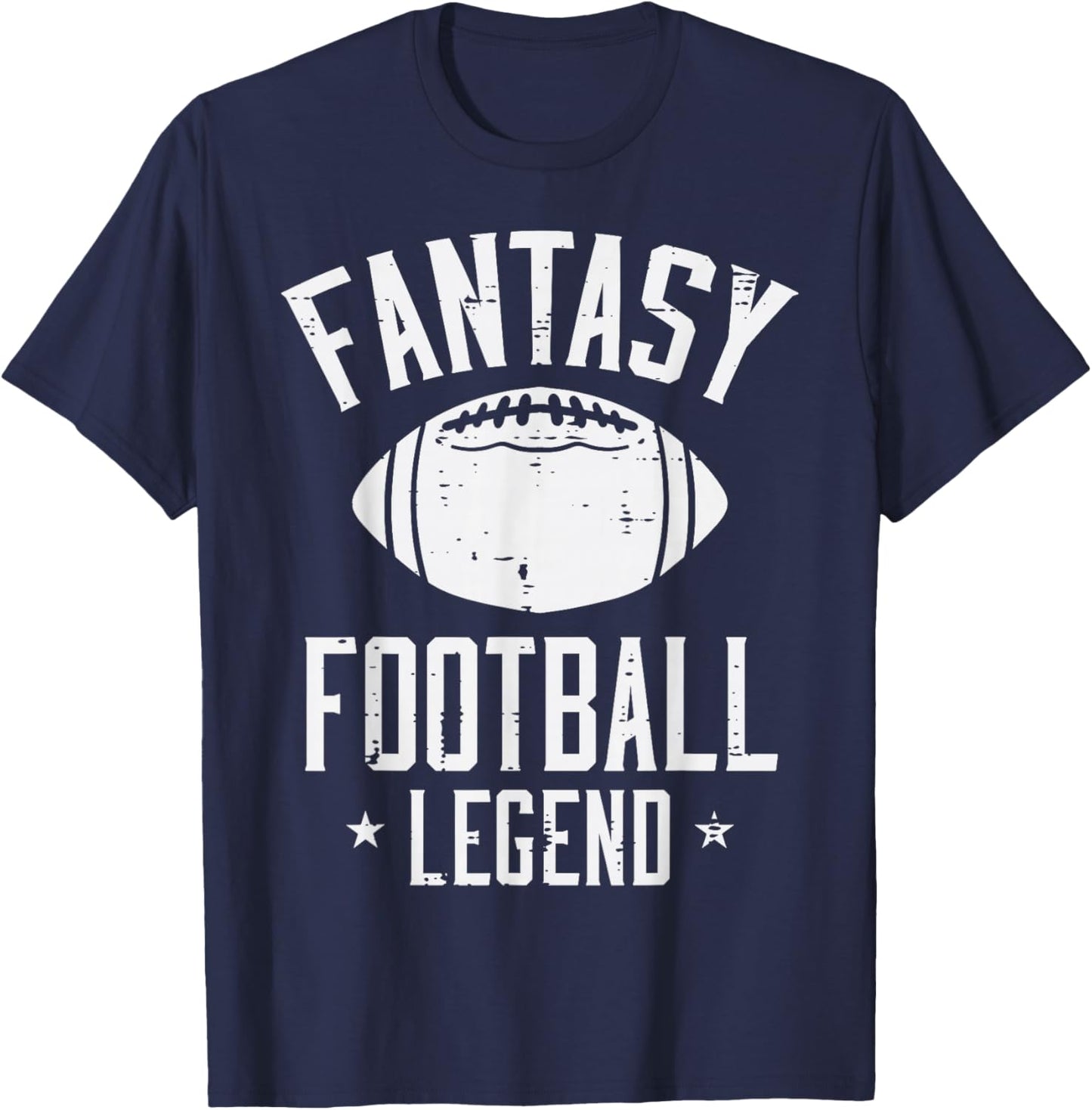 Fantasy Football Legend Funny Draft Party Champion Men T-Shirt - T-Shirt | Navy