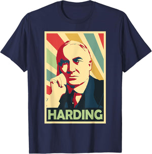 President Warren Harding T-Shirt - T-Shirt | Navy