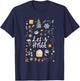 Get your Hygge On with this Let's Hygge Design T-Shirt - T-Shirt | Navy
