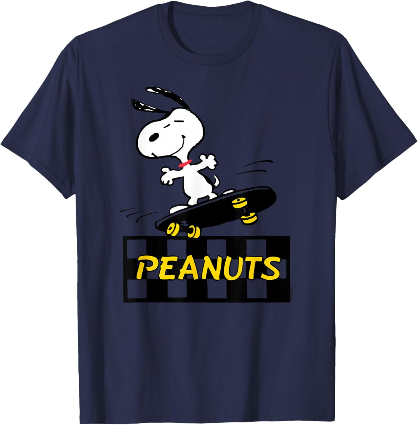Peanuts Snoopy Skater Logo T-Shirt - T-Shirt | Navy