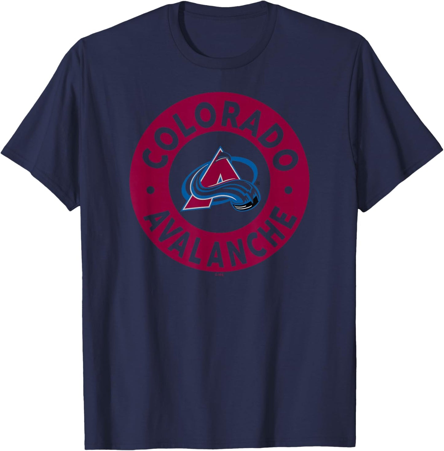 Colorado Avalanche Symbol White Officially Licensed T-Shirt - T-Shirt | Navy