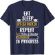 Ed.D Doctor Of Education In Progress Future EdD Student T-Shirt - T-Shirt | Navy