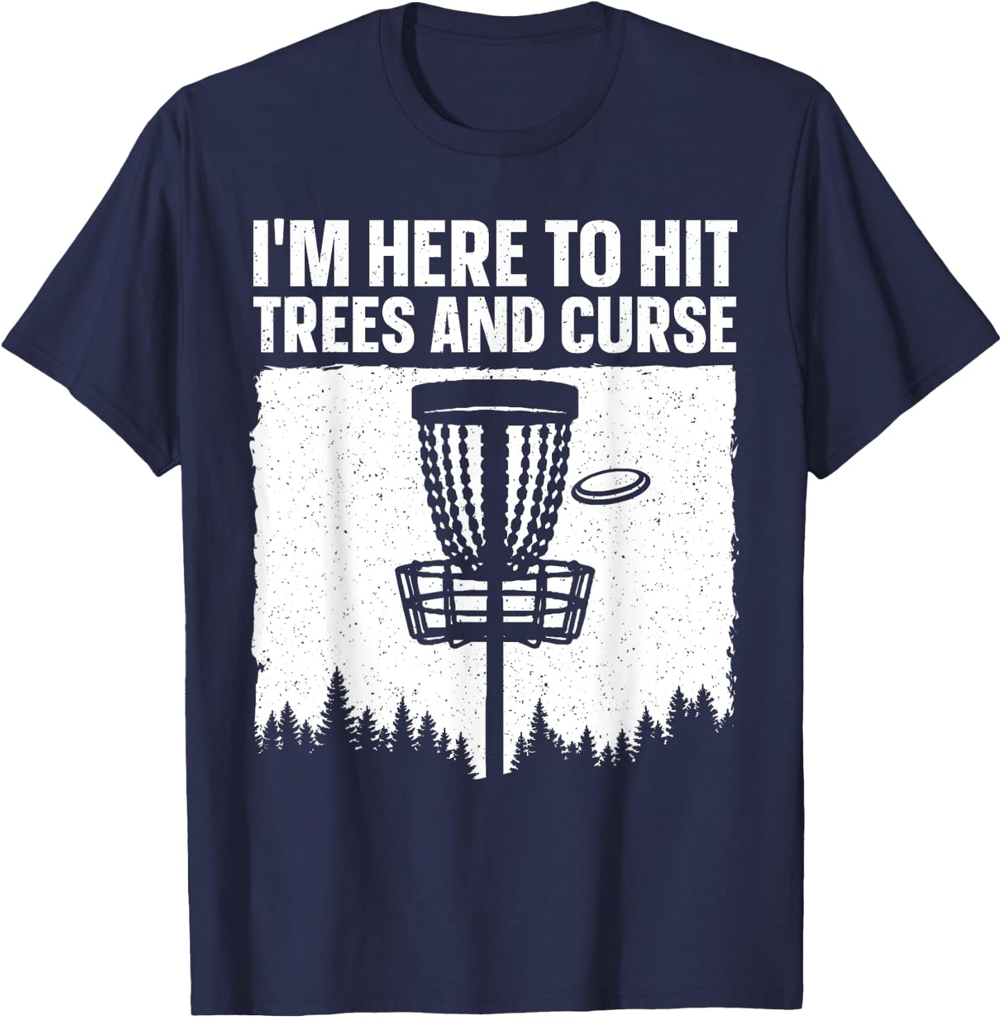 Best Disc Golf Art Women Disc Golfer Disc Golf Lover T-Shirt - T-Shirt | Navy