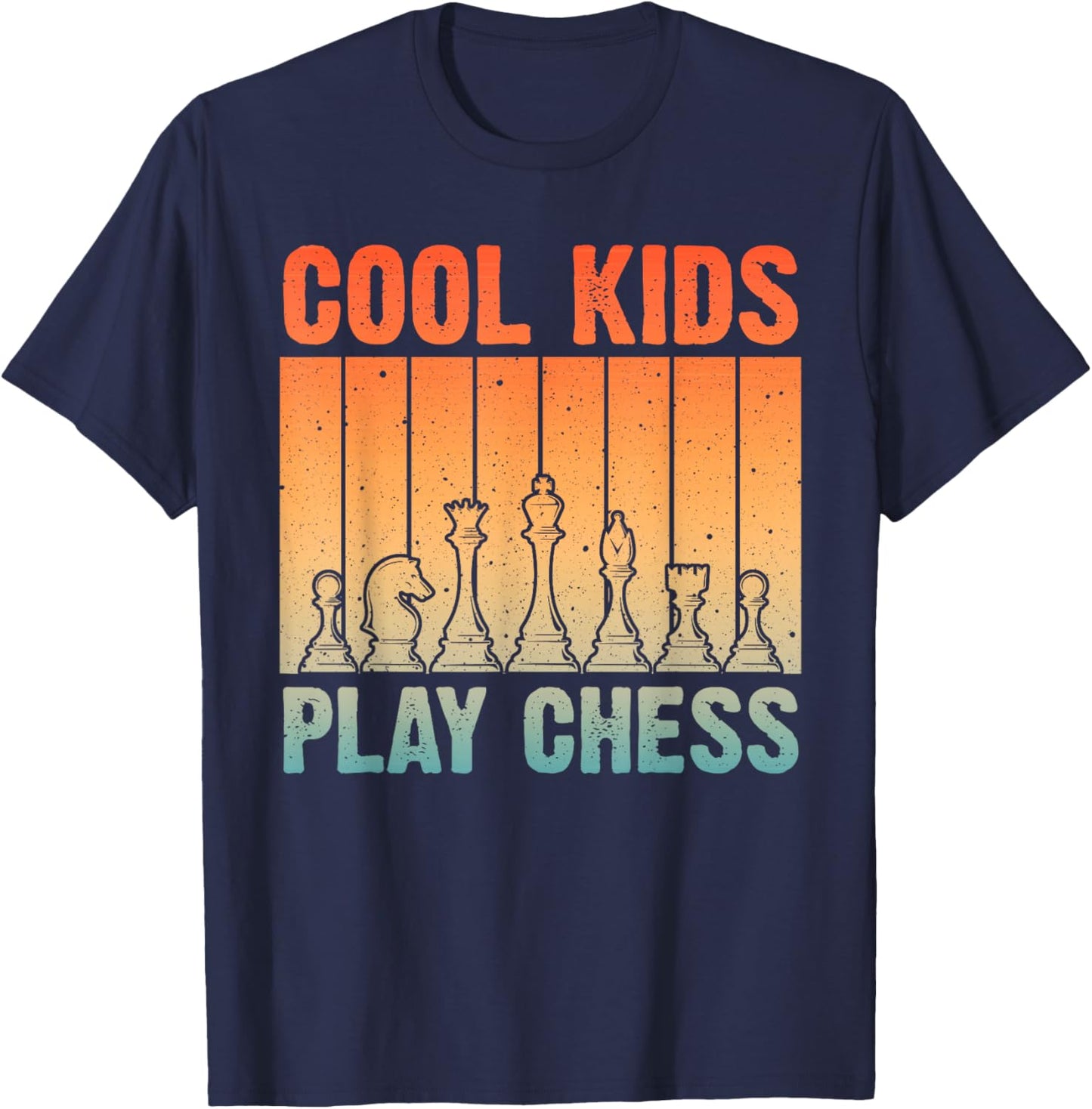 Chess Design For Kids Boys Girls Chess Novelty Chess Player T-Shirt - T-Shirt | Navy
