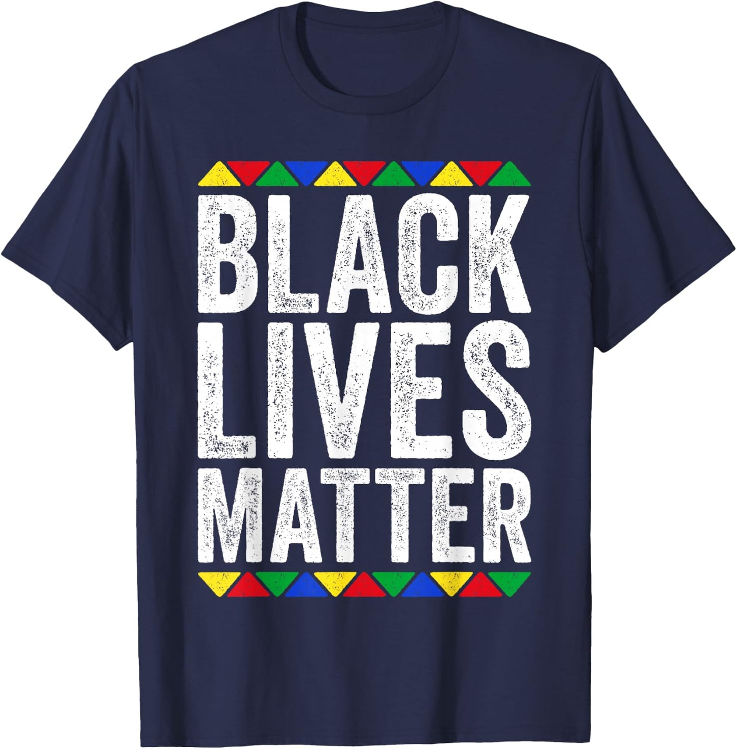 Black Lives Matter Shirts Black Pride - Adult - Black T-Shirt - T-Shirt | Navy