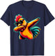 Cute Chicken Lover Men Women Youth Kids Boys Dabbing Chicken T-Shirt - T-Shirt | Navy