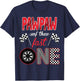 Pawpaw Of The Fast One Birthday 1st Race Car Family T-Shirt - T-Shirt | Navy