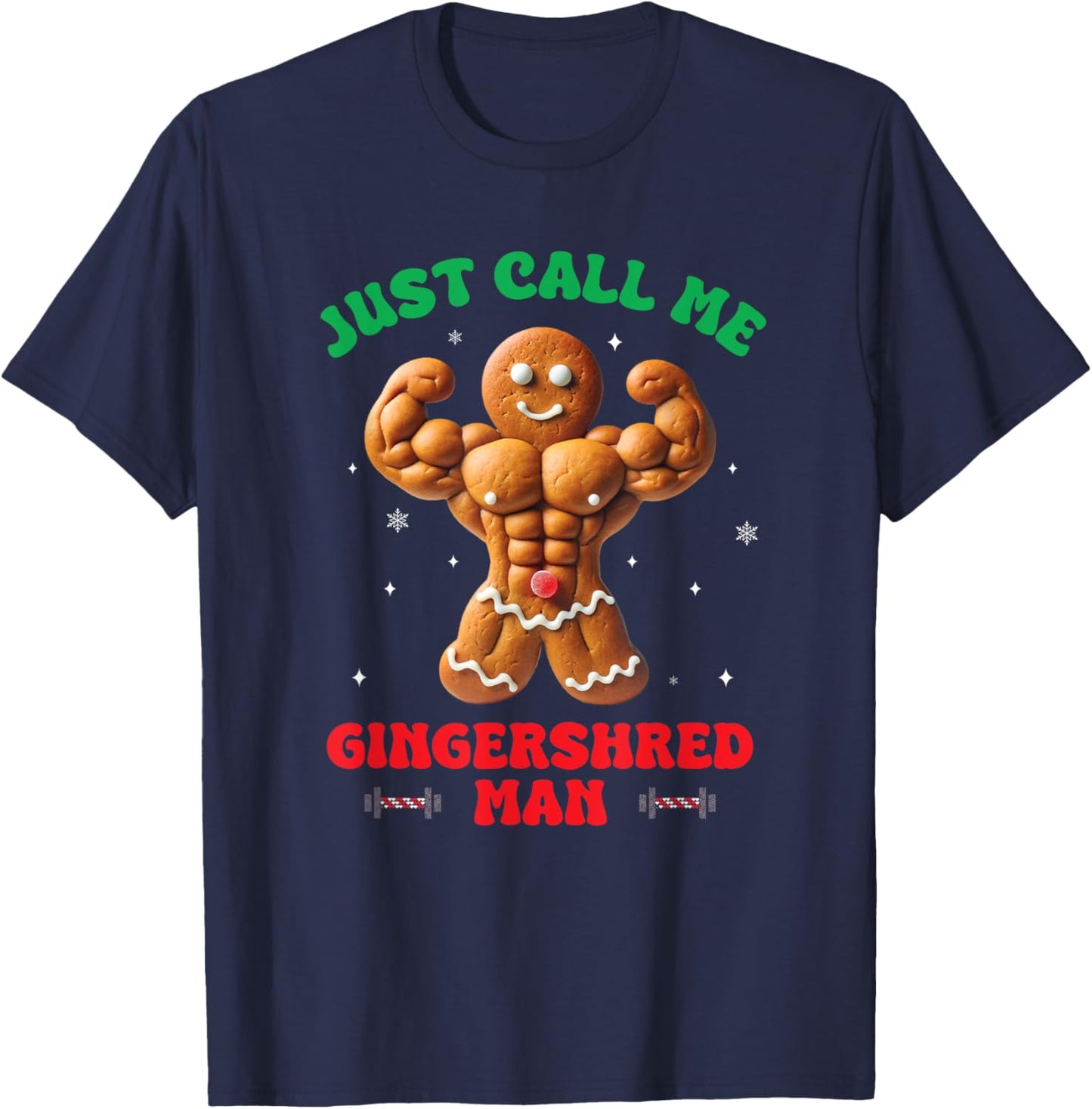 Just Call Me the Gingershred Man Workout Funny Gifts Men T-Shirt - T-Shirt | Navy