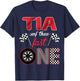 Tia Of The Fast One Birthday 1st Race Car Family T-Shirt - T-Shirt | Navy