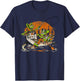 River Rats Mouse Monster Fishing On Halloween T-Shirt - T-Shirt | Navy