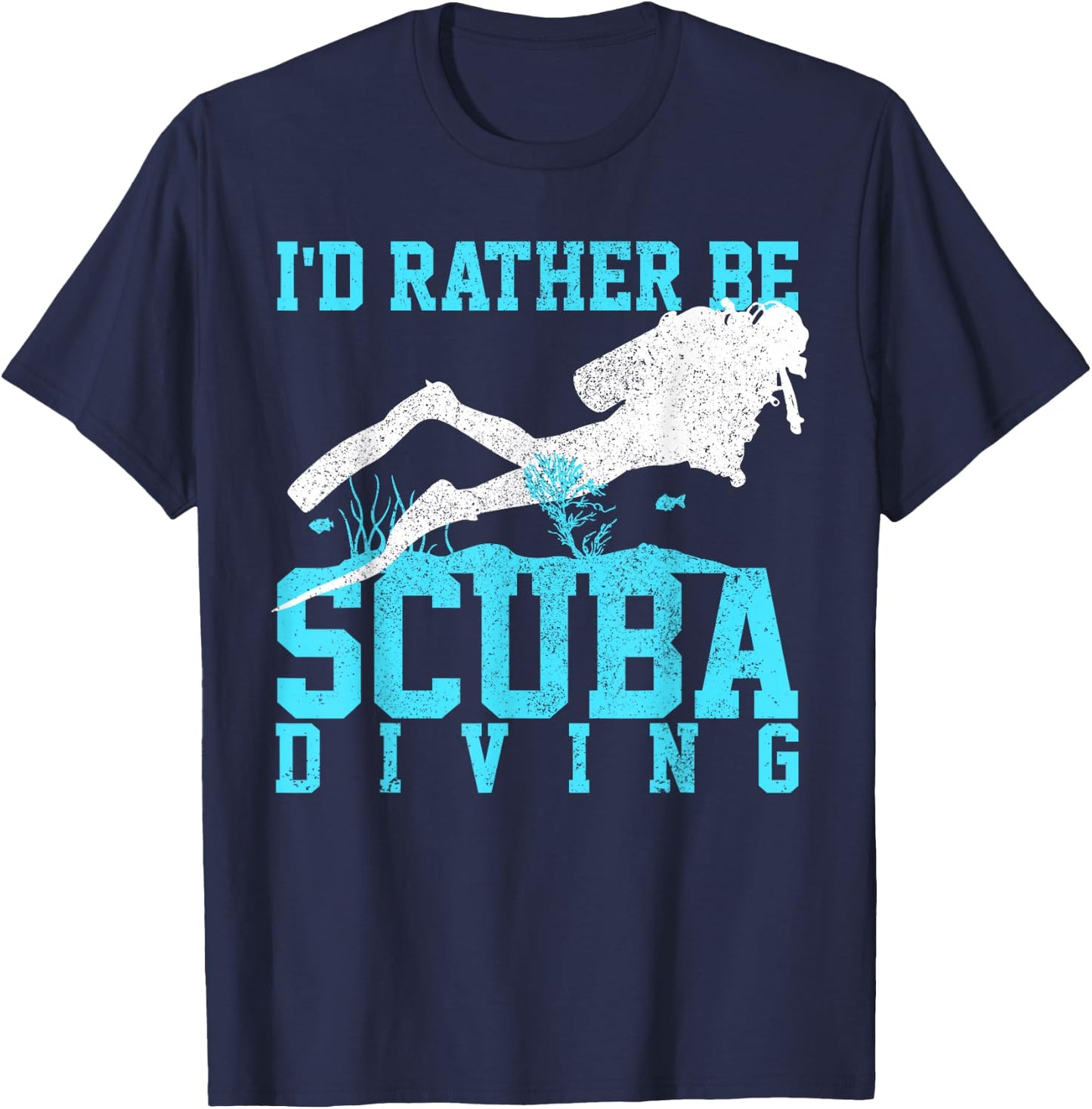 Scuba Diving - Funny Scuba Diver Gift T-Shirt - T-Shirt | Navy