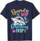 It's A Birthday Cruise Trip 2026 Birthday Cruising Vacation T-Shirt - T-Shirt | Navy
