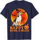 Funny Beagle Dog Halloween Happy Howl-o-ween T-Shirt - T-Shirt | Navy