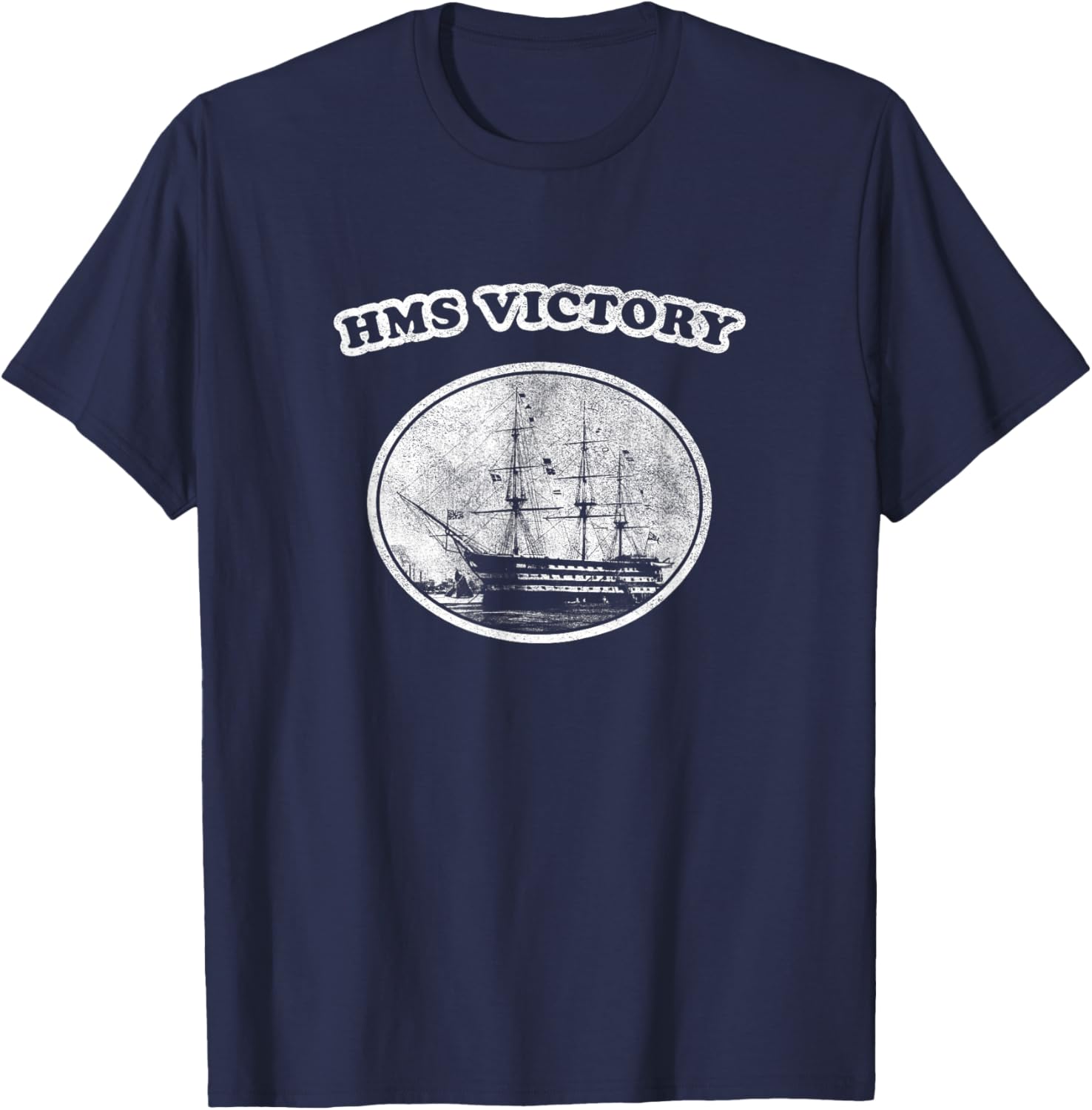 Ultra Retro HMS Victory von Turbo Volcano T-Shirt - T-Shirt | Navy