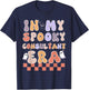 In My Spooky Consultant Era Ghost Halloween Retro T-Shirt - T-Shirt | Navy