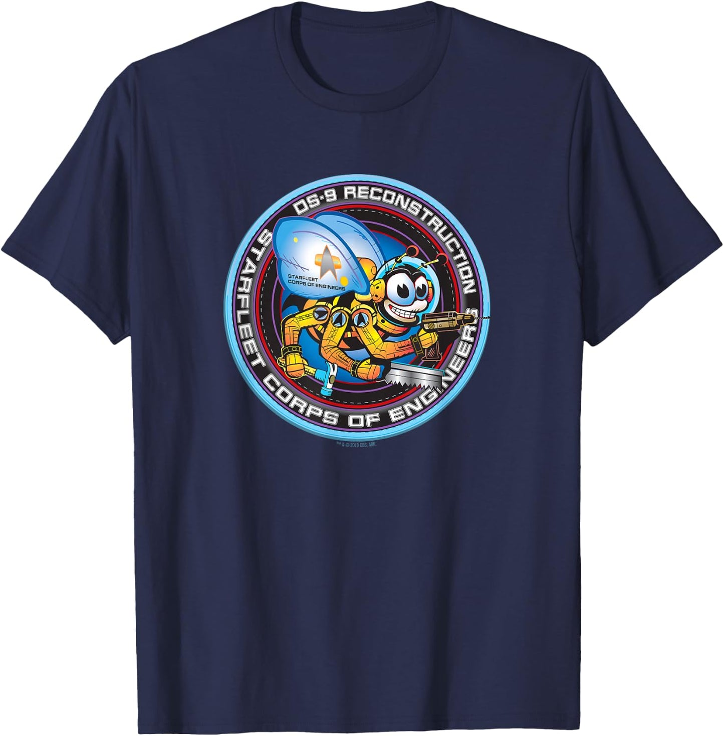 Star Trek: Deep Space Nine Starfleet Corps Of Engineers T-Shirt - T-Shirt | Navy