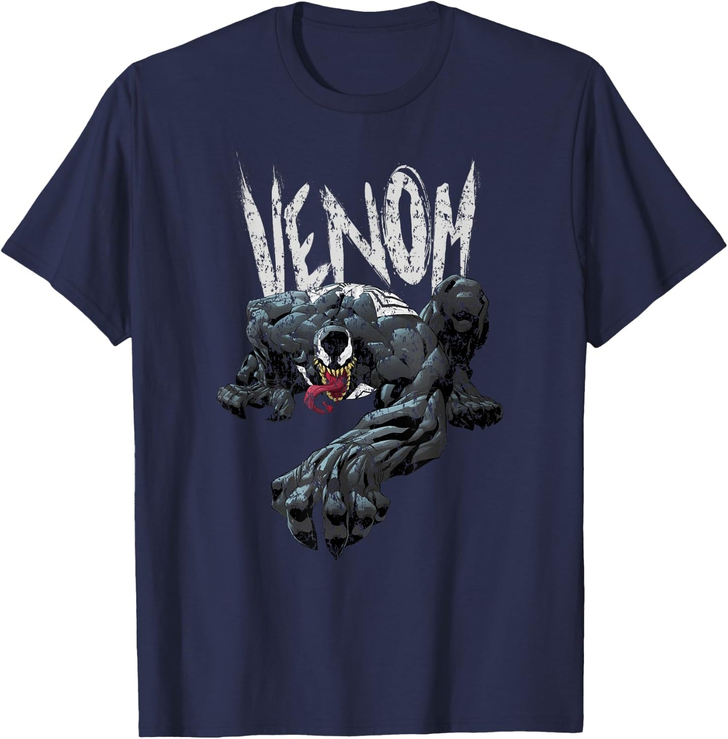Marvel Venom Eddie Brock T-Shirt - T-Shirt | Navy