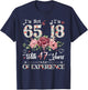 I'm Not 65 I'm 18 With 47 Years of Experience 65th Birthday T-Shirt - T-Shirt | Navy