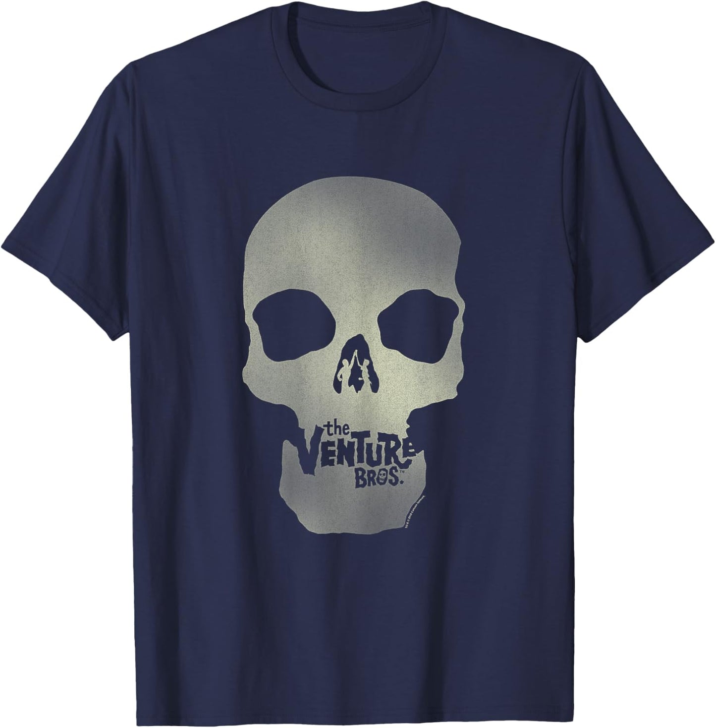 The Venture Bros Skull Logo T-Shirt - T-Shirt | Navy