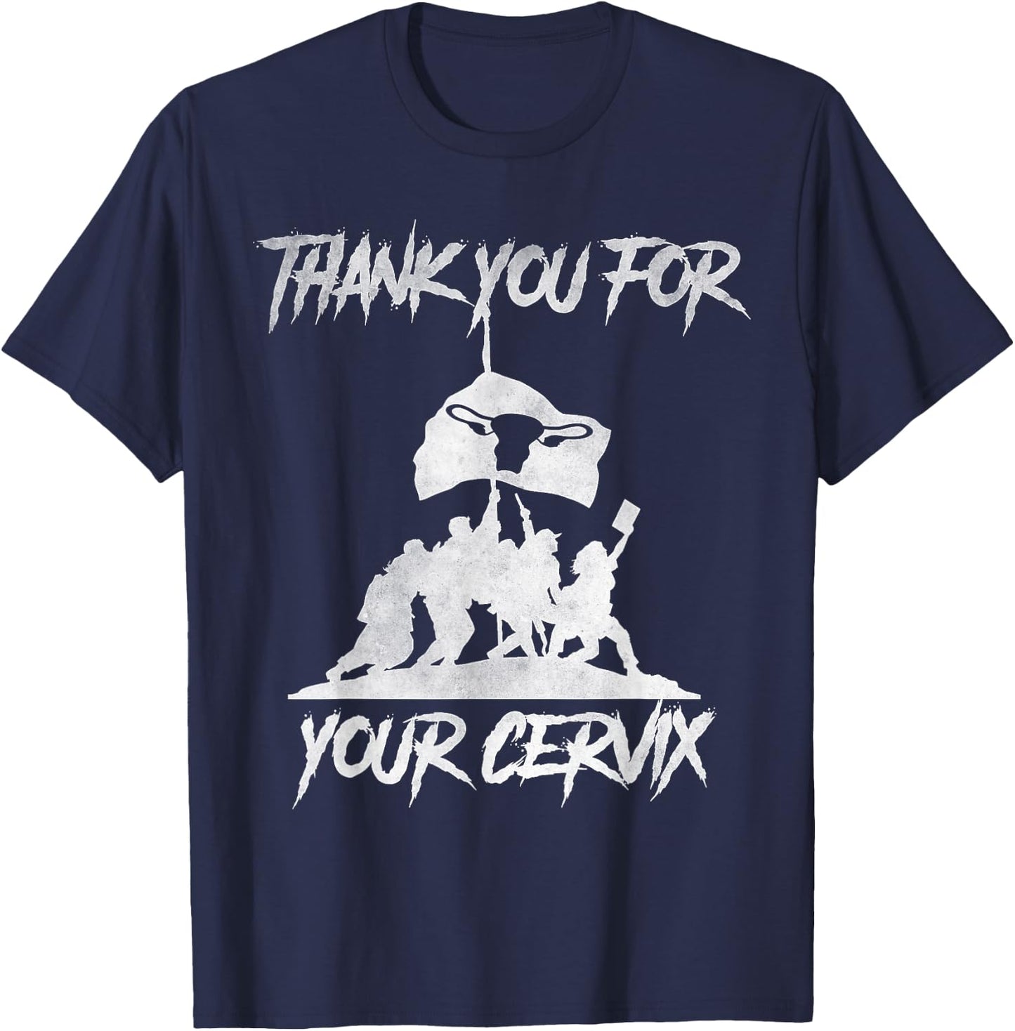 Thank you for your cervix T-Shirt - T-Shirt | Navy
