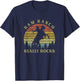 Ram Ranch Really Rocks Vintage Cowboy Riding Horse T-Shirt - T-Shirt | Navy