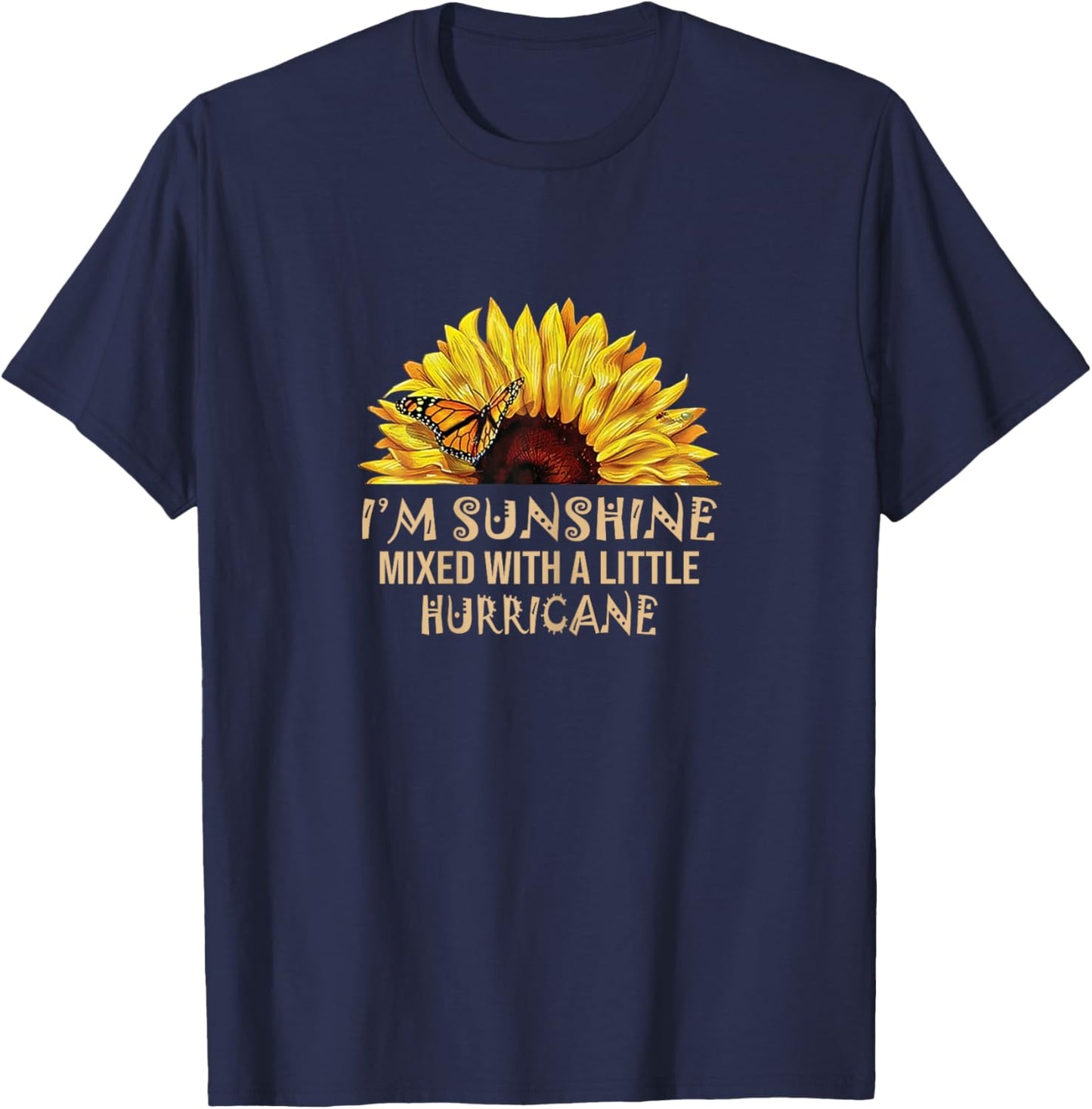 I'm Sunshine Mixed with Little Hurricane T-Shirt - T-Shirt | Navy