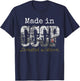 Made in CCCP Shirt Limited Edition - Retro Vintage USSR T-Shirt - T-Shirt | Navy
