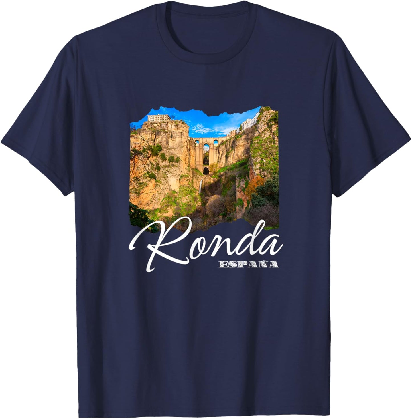 Ronda Spain Souvenir / Ronda T-Shirt - T-Shirt | Navy