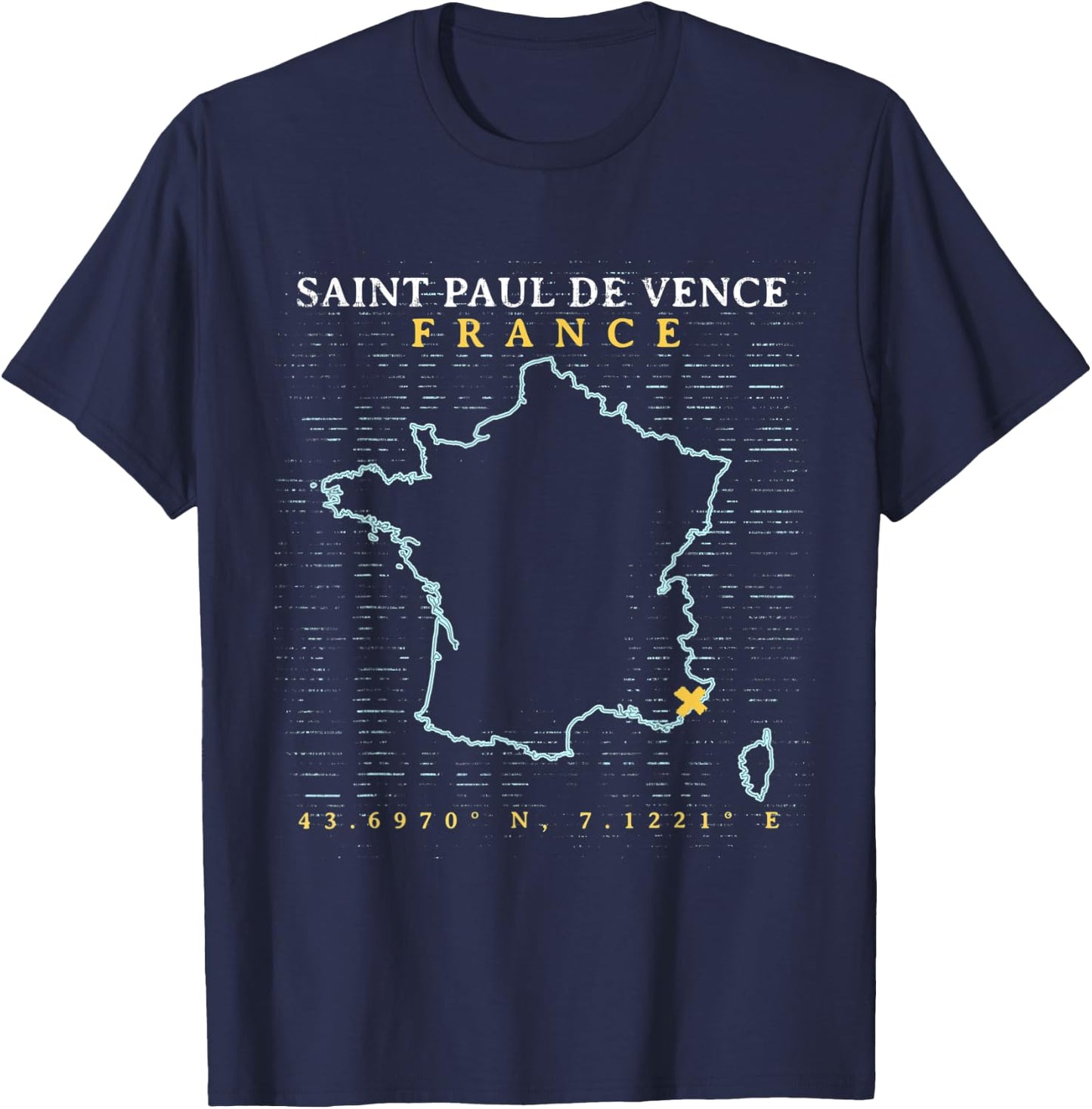 France Saint Paul de Vence T-Shirt - T-Shirt | Navy