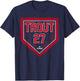 Mike Trout Home Plate Gameday Mike Trout Los Angeles MLBPA T-Shirt - T-Shirt | Navy