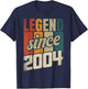 21st Birthday Man Woman 21 Years 2004 Decorative Funny Gift T-Shirt - T-Shirt | Navy