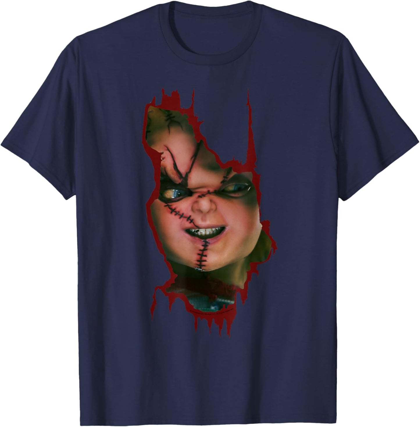 Child's Play Here's Chucky T-Shirt - T-Shirt | Navy
